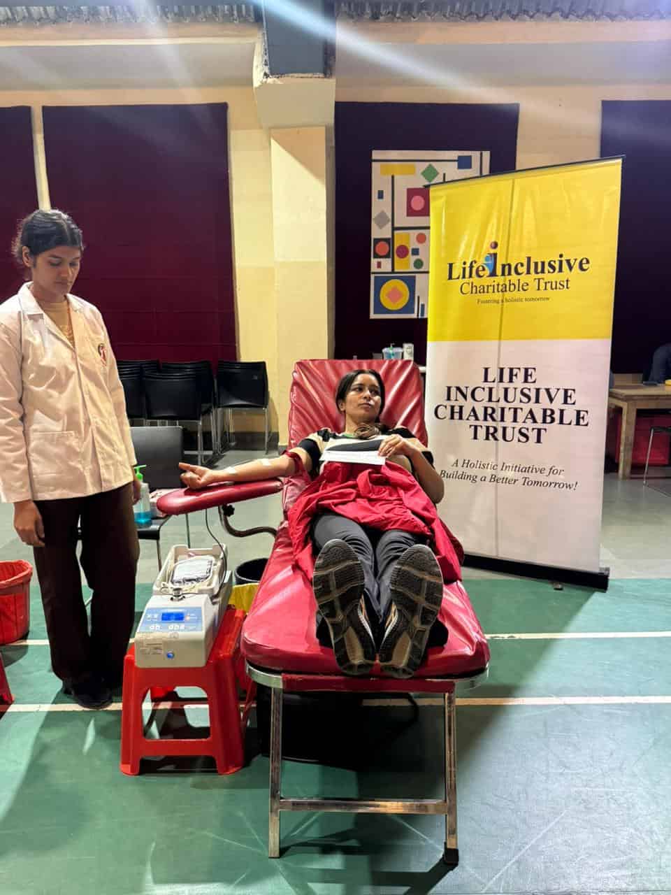 blood donation by LifeInclusive Charitable Trust